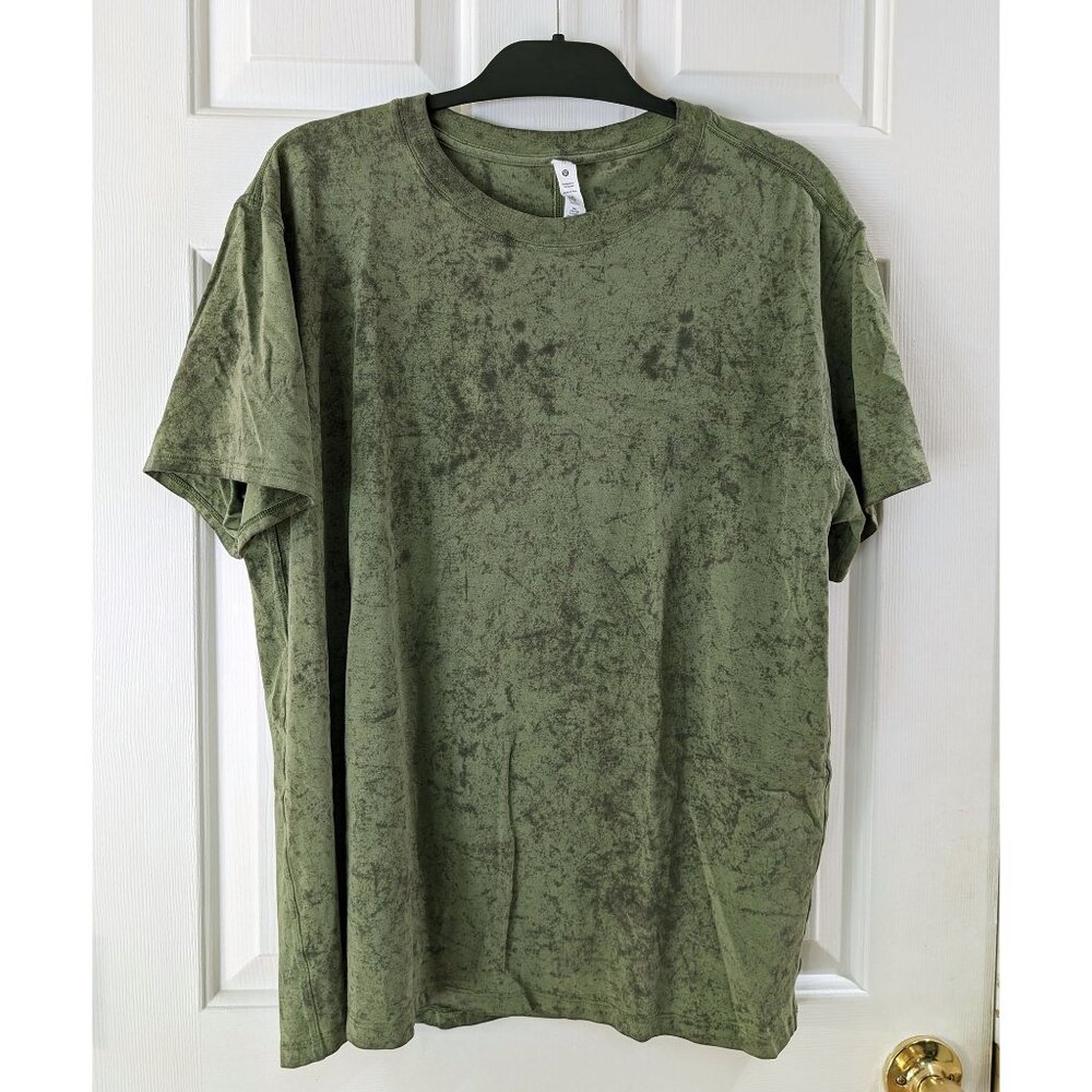 Lululemon All Yours Short Sleeve T-Shirt Vitasea in Cirrus Wash Green Foliage